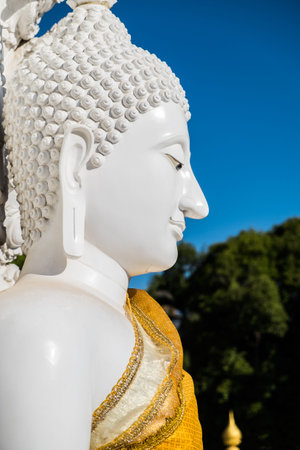 White Buddhaの写真素材