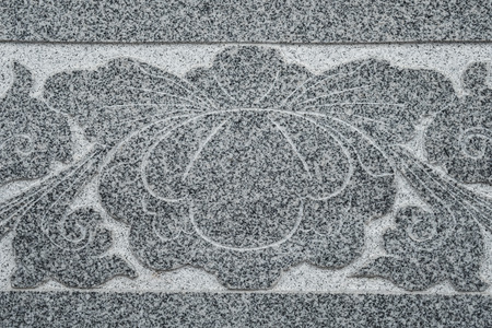 Closeup Carved Marble Wallの写真素材