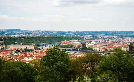 Old Town architecture in Prague, Czech Republic.の写真素材