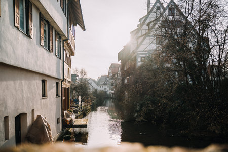City of Ulm in Germany on a cold November day