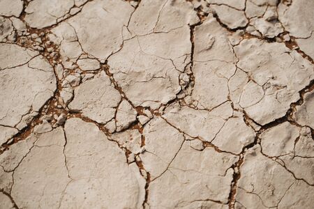 dried out desert area and sand structureの写真素材