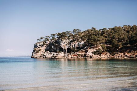 wonderfull bay and beach at sea in pure natureの写真素材