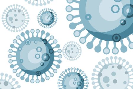 growing cells or germs that multiply and spreadの写真素材