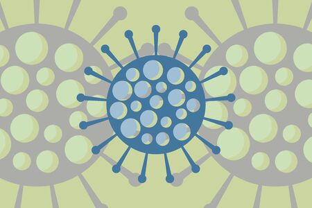 growing cells or germs that multiply and spreadの写真素材