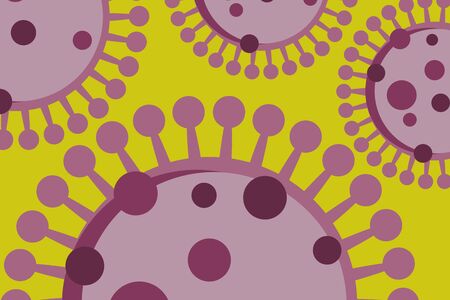 growing cells or germs that multiply and spreadの写真素材