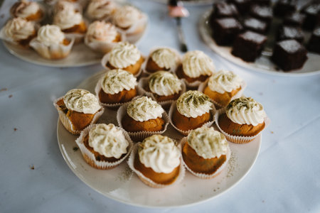 photo of sweet dessert in a plate