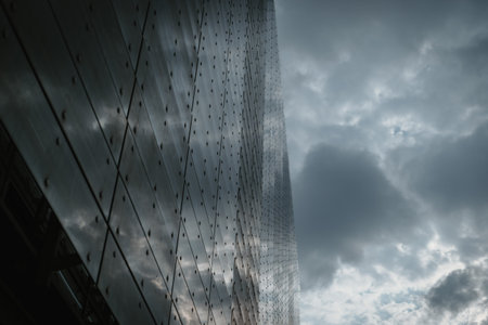 a building in the city