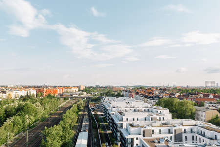 cityscape photo on Berlin south district, Germanyの写真素材