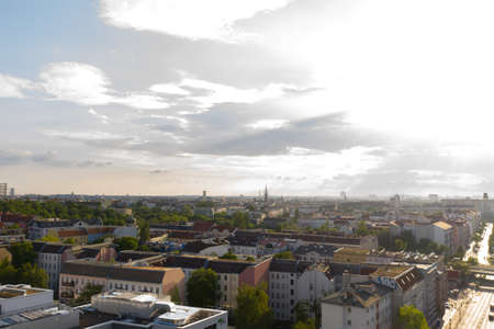 cityscape photo on Berlin south district, Germanyの写真素材