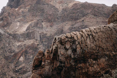 national park at Teide volcano in Tenerife in the beautiful atmosphereの写真素材