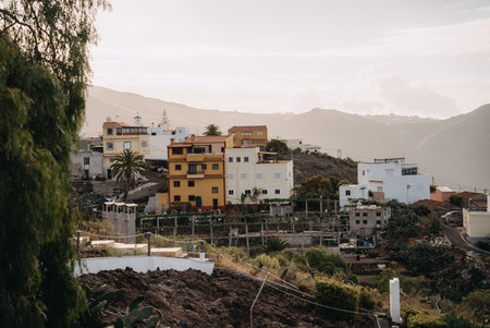 Beautiful View on Tenerife Island, Spanish tourism travel place in Europe