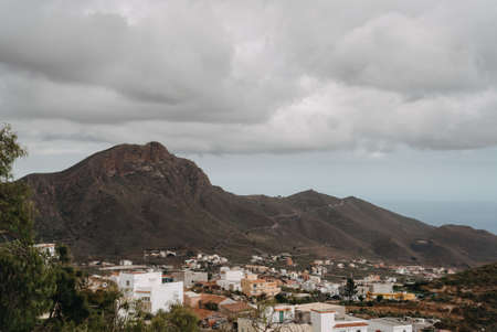 Beautiful View on Tenerife Island, Spanish tourism travel place in Europeの写真素材