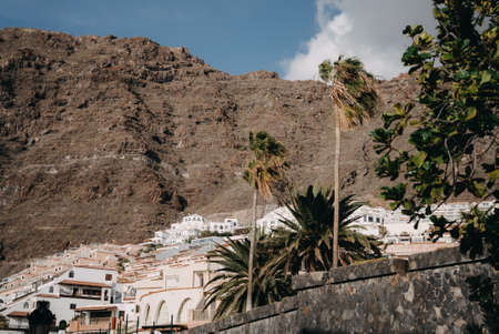 Beautiful View on Tenerife Island, Spanish tourism travel place in Europeの写真素材