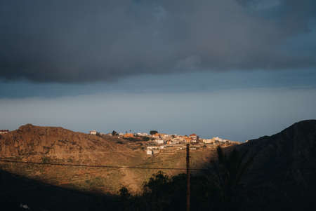 Beautiful View on Tenerife Island, Spanish tourism travel place in Europeの写真素材