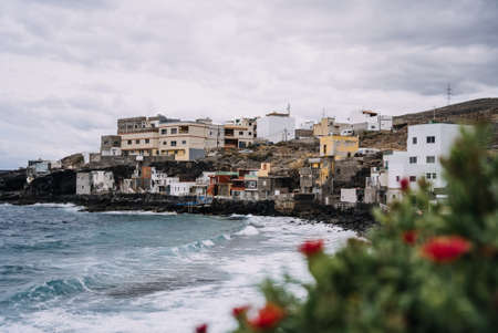 Beautiful View on Tenerife Island, Spanish tourism travel place in Europeの写真素材