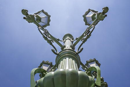 Bridge lamp postの写真素材