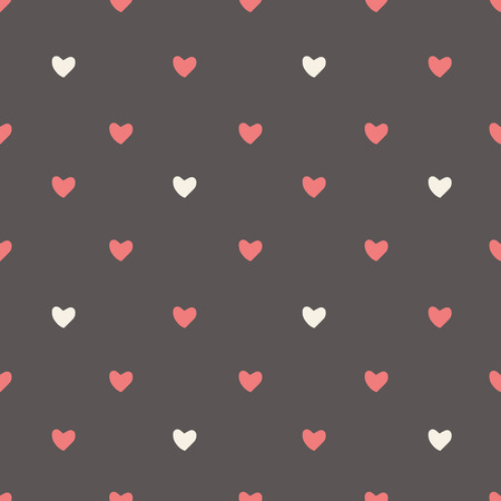 Seamless pattern with hearts. Valentine's day backgroundのイラスト素材