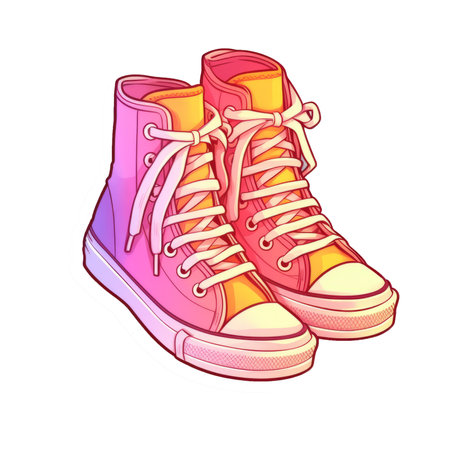 Sneakers icon. Cartoon illustration of sneakers vector icon for web designの素材