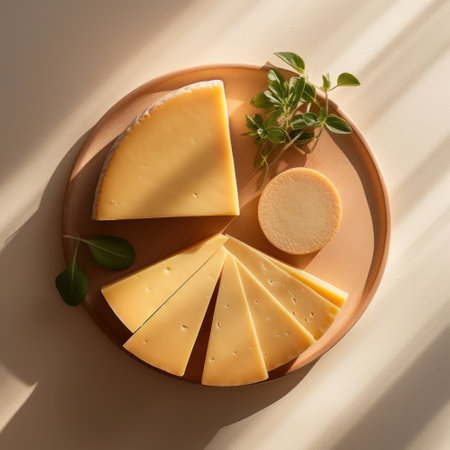 Cheese collection, French emmental or emmentaler cheeses made from cow milk close upの素材