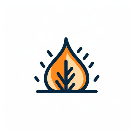 Water drop icon in flat style. Vector illustration on white background.の素材