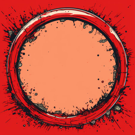 Grunge background with space for your text. Vector illustration.の素材