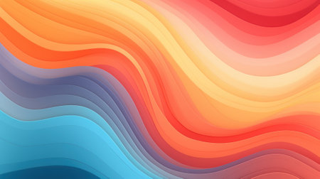 Colorful smooth lines background. Vector illustration for your graphic design.の素材