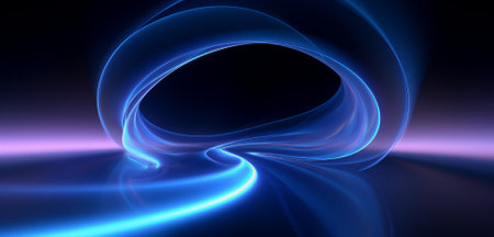abstract fractal background a computer-generated 2D illustration, textureの素材