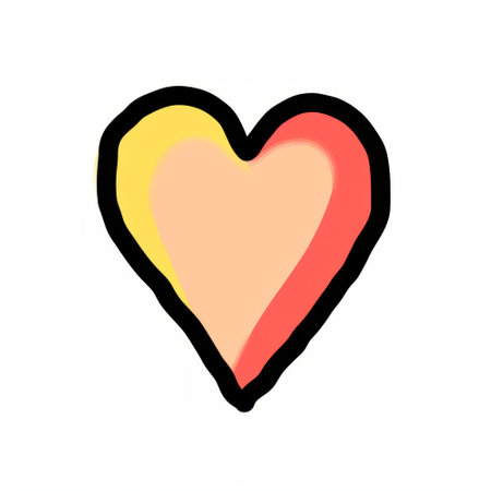 Heart icon on a white background. Vector illustration. Eps 10.の素材