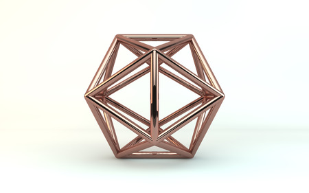 Copper Geometryの写真素材