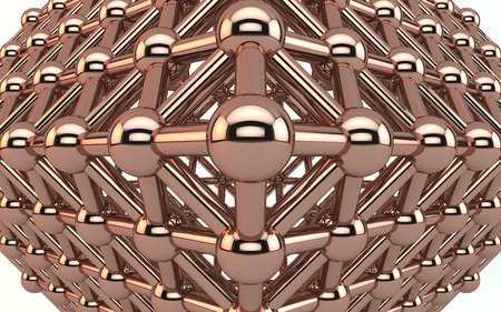 Copper Geometryの写真素材