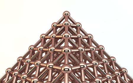 Copper Geometryの写真素材