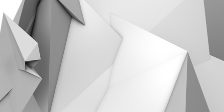 low poly origamiの写真素材