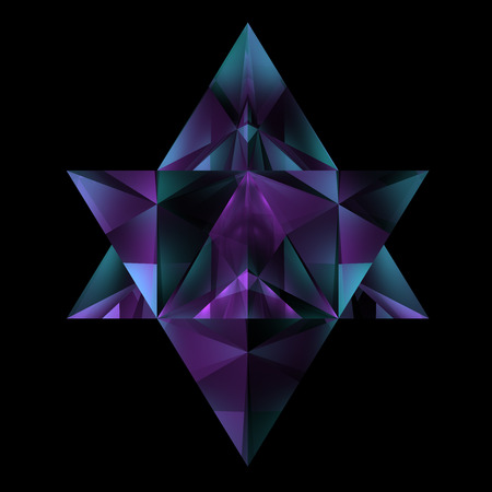 pyramid crystalの写真素材