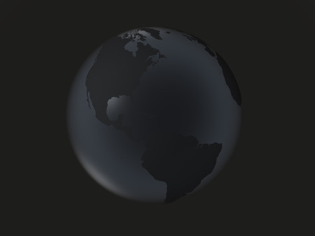 Dark Globeの写真素材