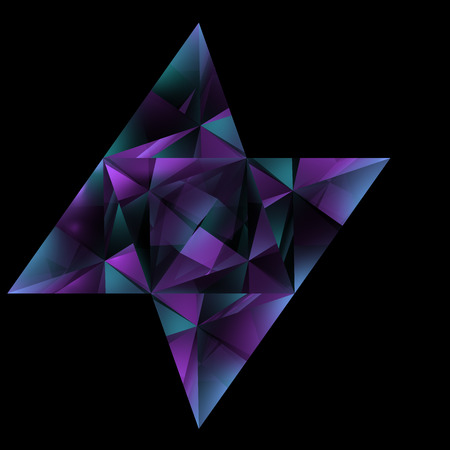 Crystal pyramidsの写真素材