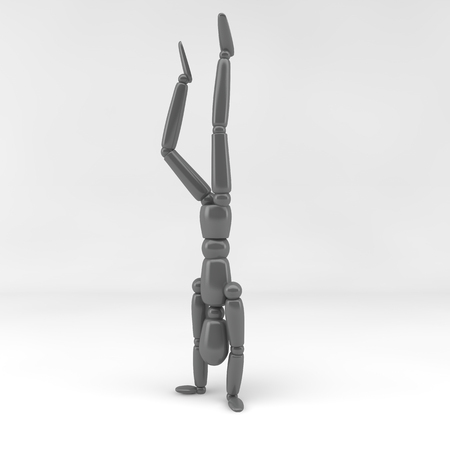 3d illustration / yoga