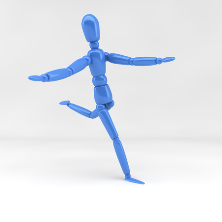 3d illustration / balletの写真素材