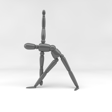 3d illustration / yogaの写真素材