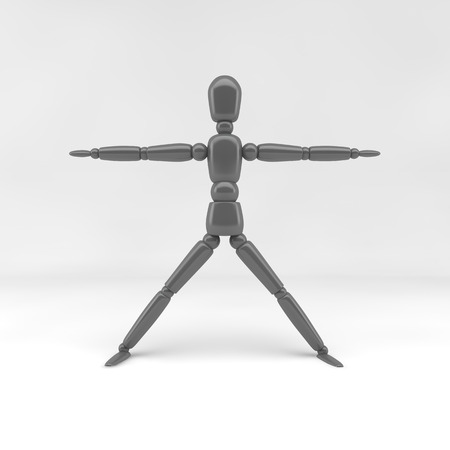 3d illustration / yogaの写真素材