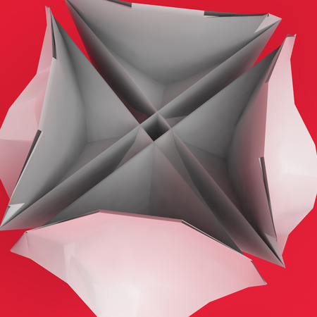 geometric flowerの写真素材