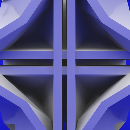geometric flowerの写真素材