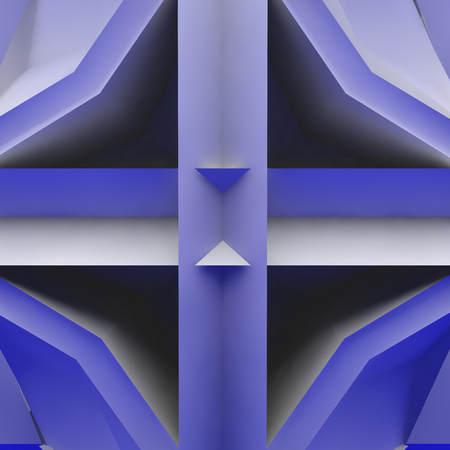 geometric flowerの写真素材
