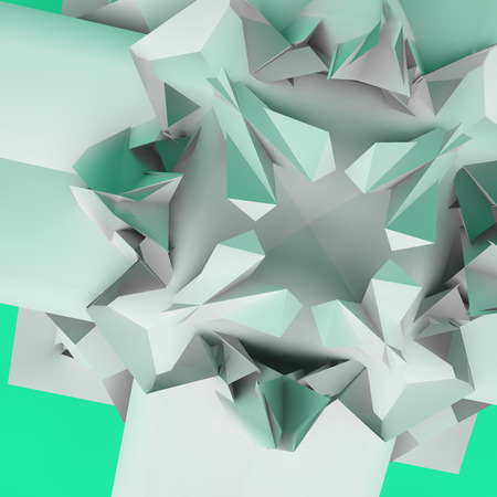 geometric flowerの写真素材