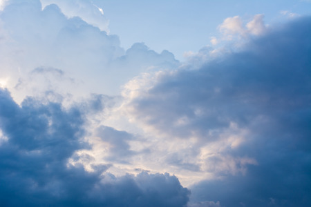 cloud and blue skyの写真素材