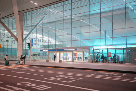 Early morning on October 13, 2024, Incheon International Airport, Gonghang-ro, Jung-gu, Incheon,...