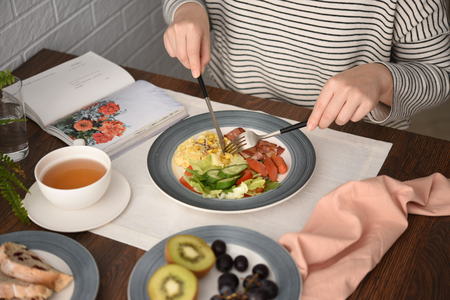breakfastの写真素材