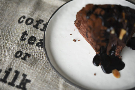 chocolate cakeの写真素材