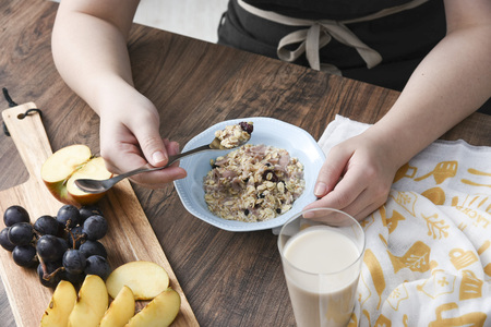 Western style breakfastの写真素材