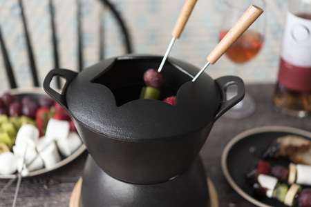 Chocolate hot potの写真素材