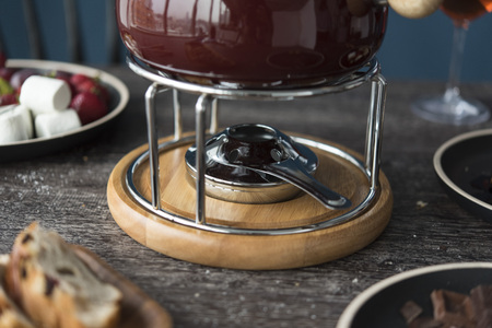 Chocolate hot potの写真素材